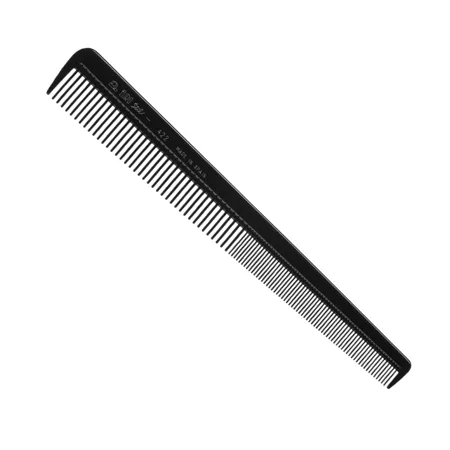 PEINE ESPECIAL PELUQUERO 18CM NEGRO - EUROSTIL