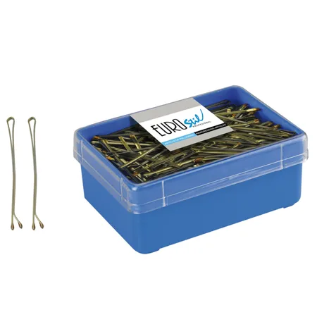 CLIPS BRONCE LARGOS CAJA 150UND 70MM - EUROSTIL