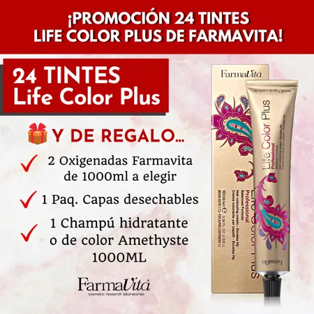 PROMOCIÓN 24 TINTES FARMAVITA - NUEVOS COLORES