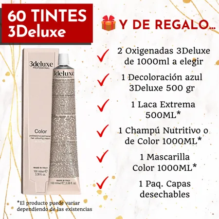 PROMOCIÓN 60 TINTES 3DELUXE - NUEVOS COLORES