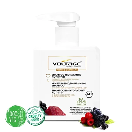 CHAMPÚ HIDRATANTE NUTRITIVO 500ML. - VOLTAGE COSMETICS