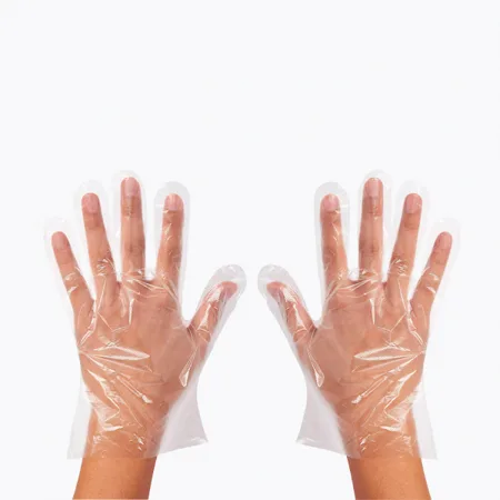 GUANTES PLASTICO DE POLIETILENO GRANULADOS 100UND - BIFULL