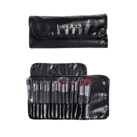 ESTUCHE PINCELES MAQUILLAJE 15 UDS - BIFULL
