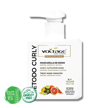 MASCARILLA DE RIZOS MÉTODO CURLY  500ML - VOLTAGE COSMETICS