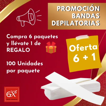PROMOCION BANDAS DEPILATORIAS 6+1