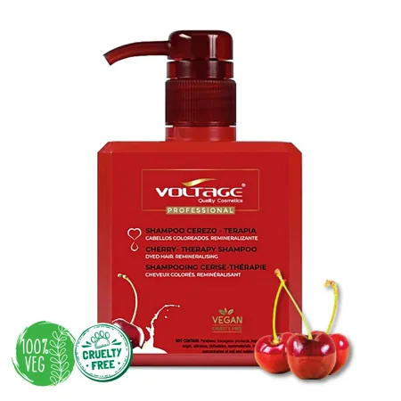 CHAMPÚ CEREZOTERAPIA 500ML. - VOLTAGE COSMETICS