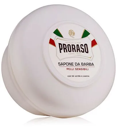 JABON DE AFEITAR PRORASO TE VERDE 150ML.