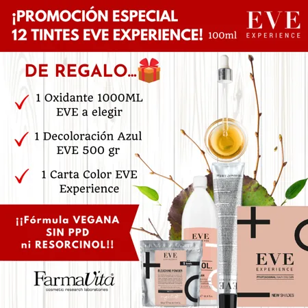PROMOCIÓN 12 TINTES EVE EXPERIENCE + CARTA DE COLOR - FARMAVITA