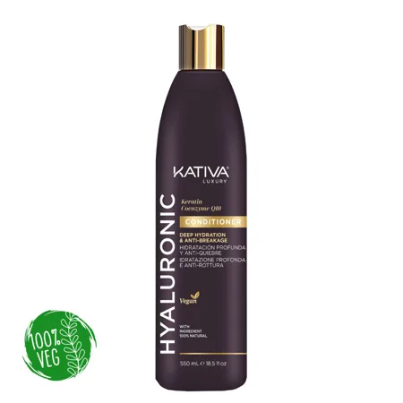 ACONDICIONADOR HIALURÓNICO HIDRATANTE Y ANTI-ROTURA 355ML - KATIVA