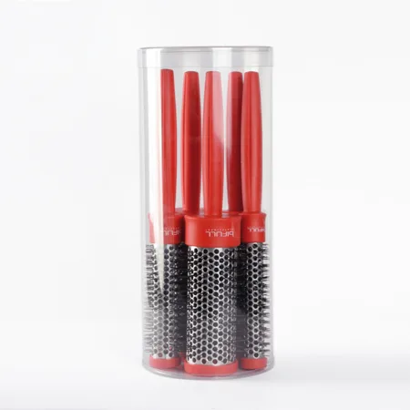 PACK CEPILLOS TERMICOS ROJOS 5 UNIDADES - BIFULL