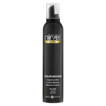 ESPUMA COLOR PLATA 300ML - NIRVEL