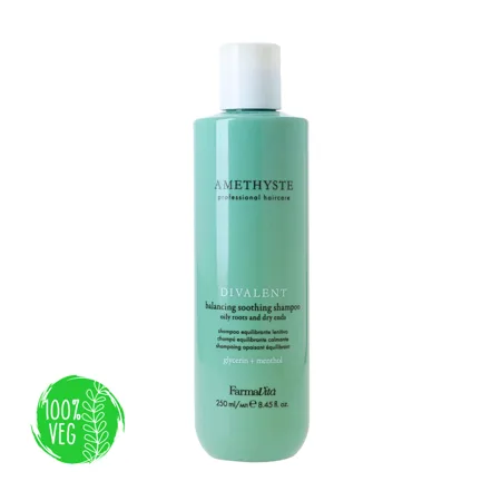 CHAMPÚ DIVALENT RAÍZ GRASA LARGOS DAÑADOS AMETHYSTE 250 ML - FARMAVITA