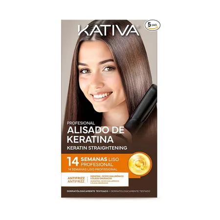 ALISADO DE KERATINA CON ÁCIDO HIALURÓNICO -  KATIVA