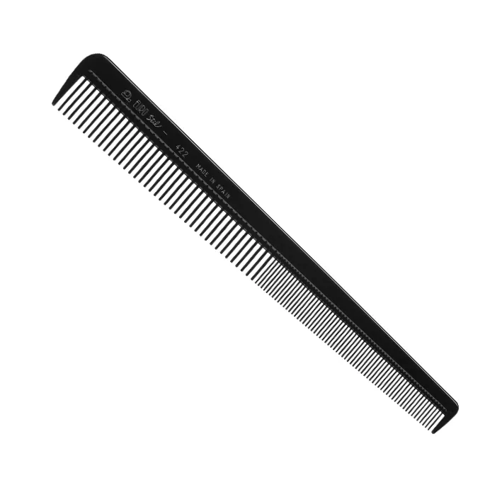 PEINE ESPECIAL PELUQUERO 18CM NEGRO - EUROSTIL