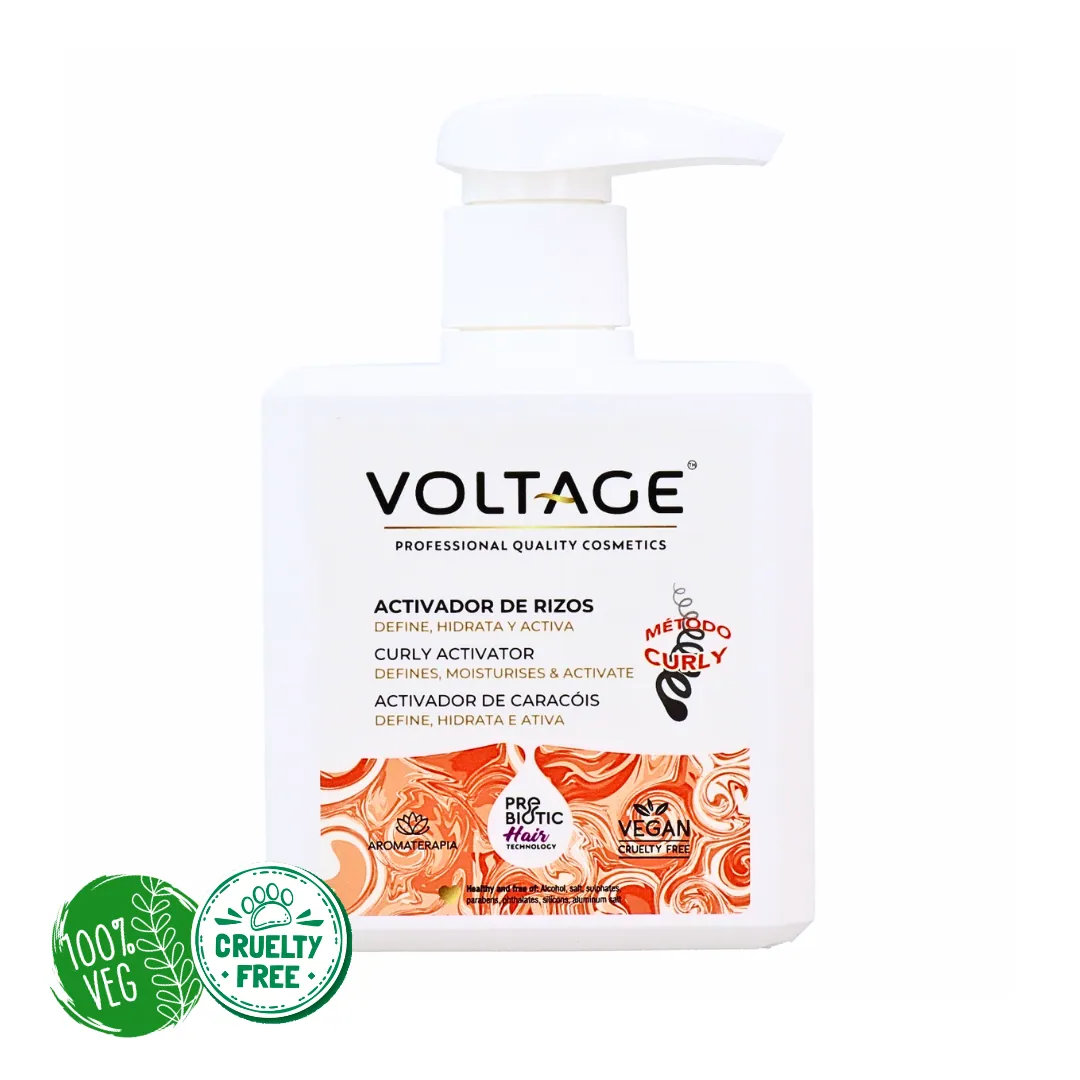ACTIVADOR DE RIZOS METODO CURLY 500ML. - VOLTAGE COSMETICS
