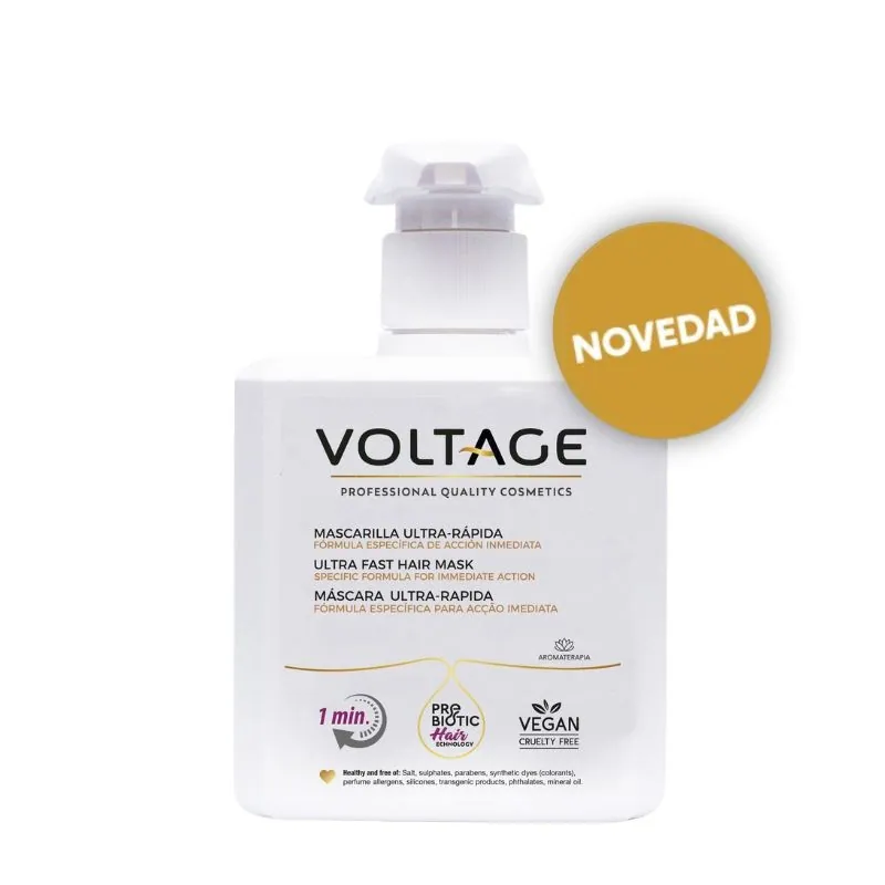 MASCARILLA ULTRA RÁPIDA 1 MINUTO 500ML. - VOLTAGE COSMETICS