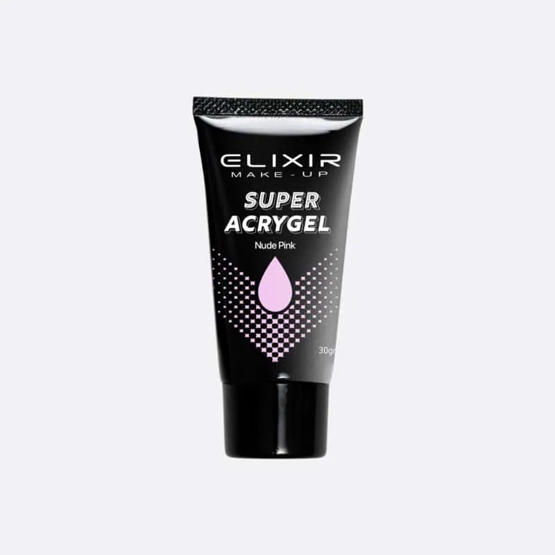 SUPER ACRYGEL NUDE PINK 30GR - ELIXIR