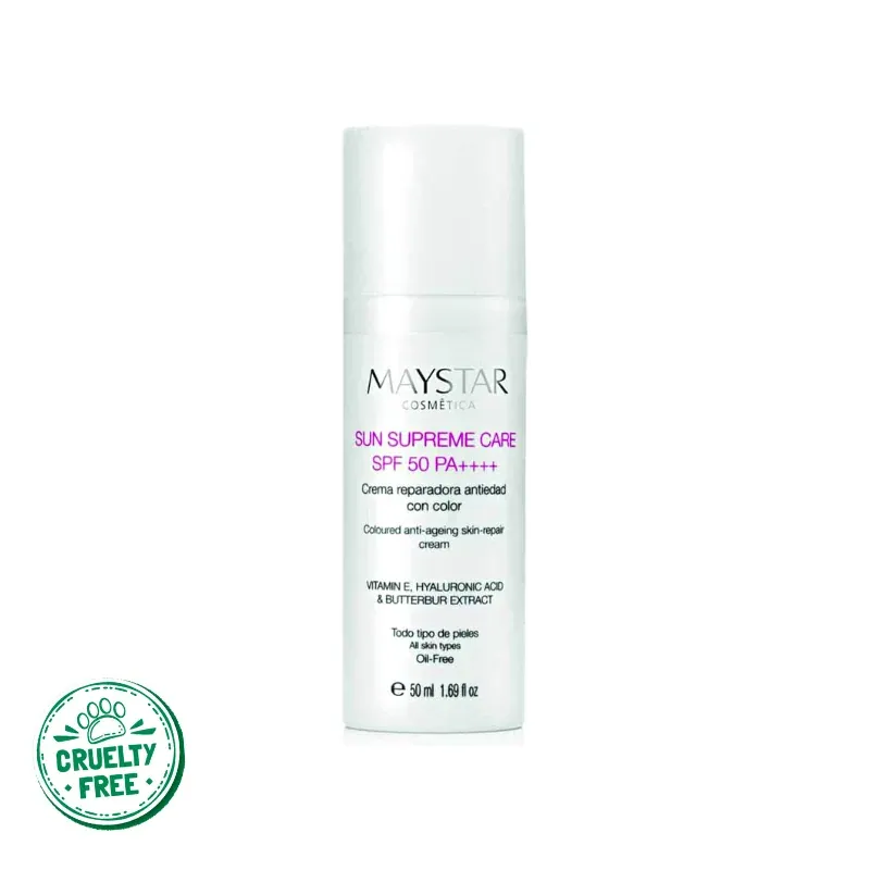 CREMA ANTIEDAD SUN SUPREME FACTOR 50 COLOR (50ML) - MAYSTAR