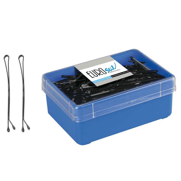 CLIPS NEGROS LARGOS CAJA 150UND. 70MM - EUROSTIL