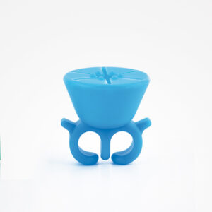 Anillo Soporte Azul Esmalte Uñas - Bifull