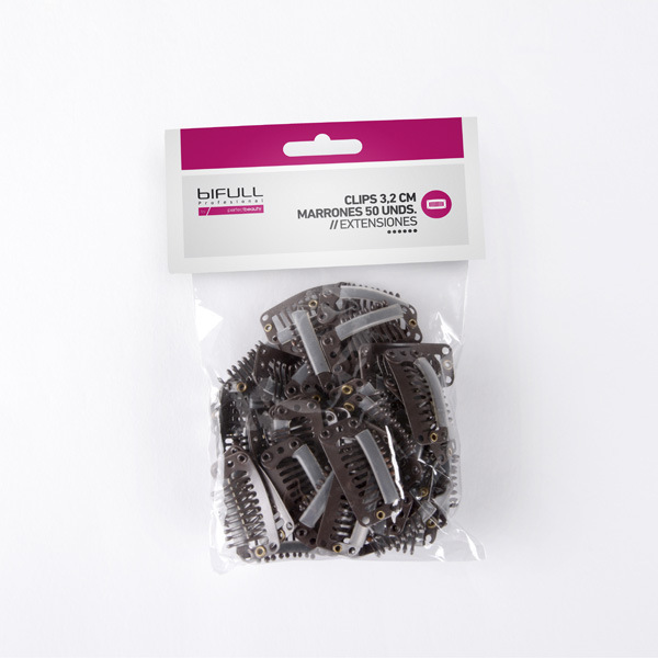 Clips Extensiones 50Und Marron Bifull