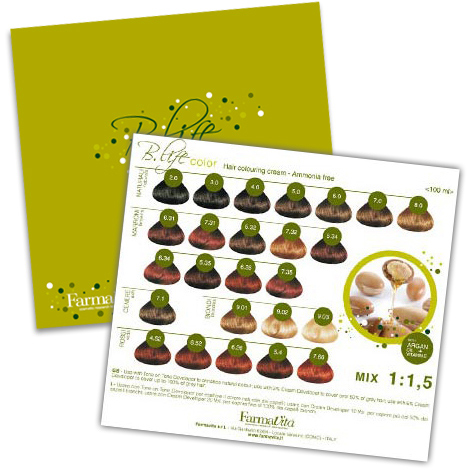 CARTA B.LIFE FARMAVITA - TINTES SIN AMONIACO