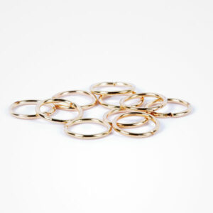 ANILLAS DECORATIVAS CIRCLE RINGS DORADAS 10UDS - BIFULL