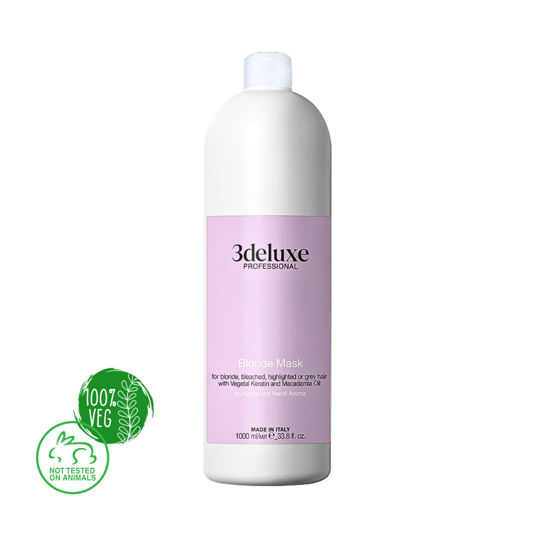 MASCARILLA NUTRITIVA PARA RUBIOS 1000ML - 3DELUXE