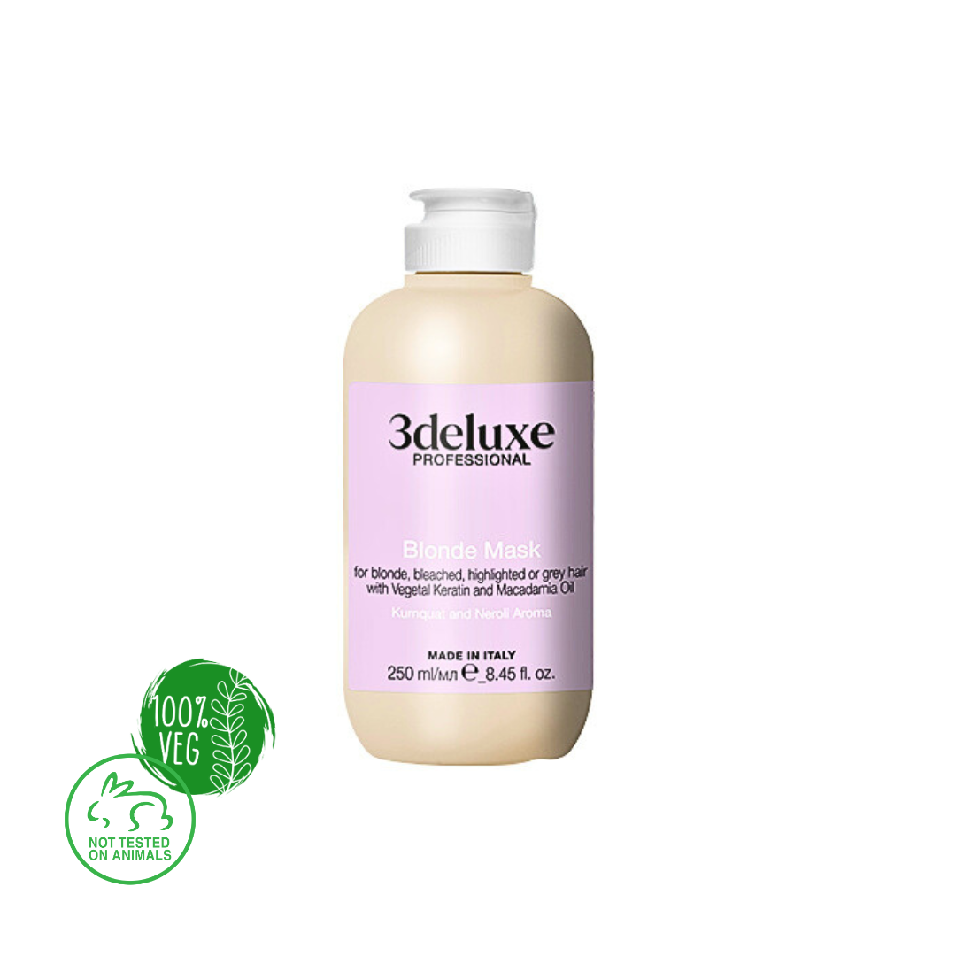 MASCARILLA NUTRITIVA PARA RUBIOS 250ML - 3DELUXE