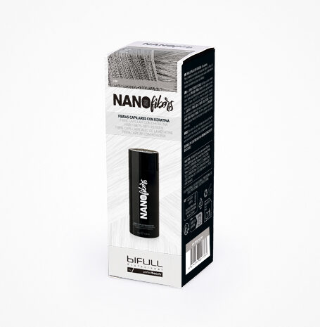 FIBRA CAPILAR CON KERATINA GRIS 25GR. - BIFULL