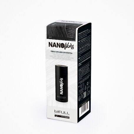 FIBRA CAPILAR CON KERATINA NEGRO 25GR. - BIFULL