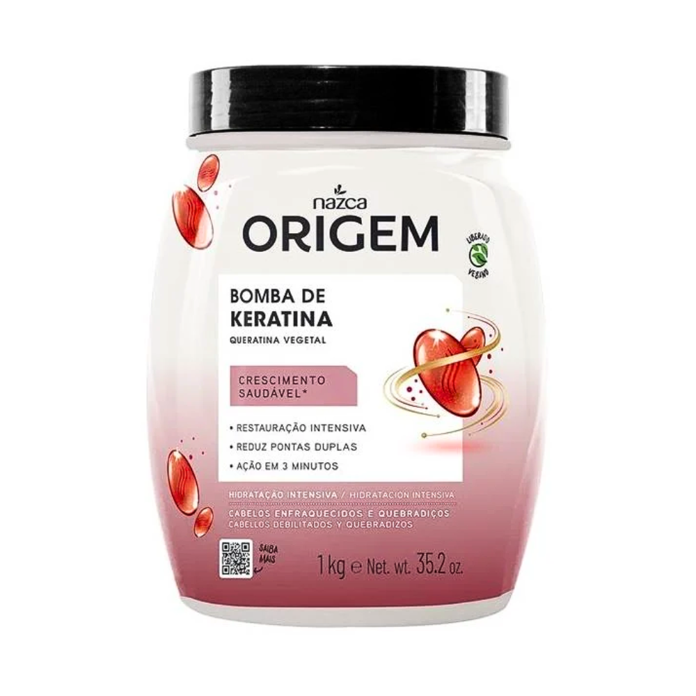 MASCARILLA BOMBA DE KERATINA 1000ML - NAZCA